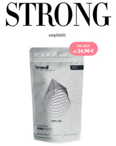 STRONG Proteinpulver made by BRANDL Nutrition